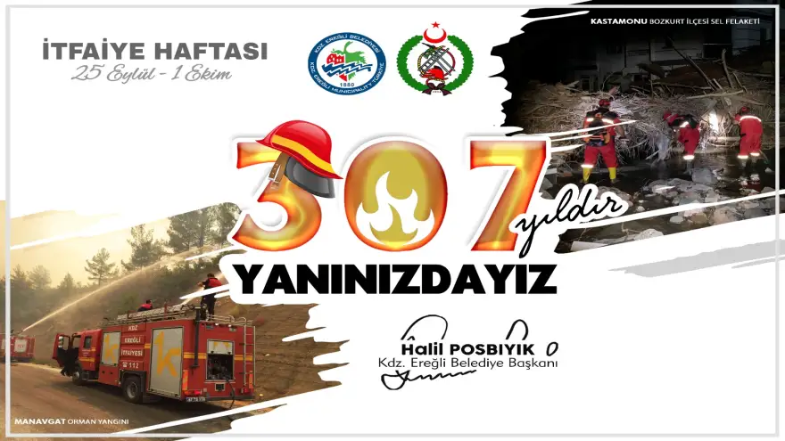 Başkan Posbıyık, İtfaiye’nin 307. Yılını Kutladı