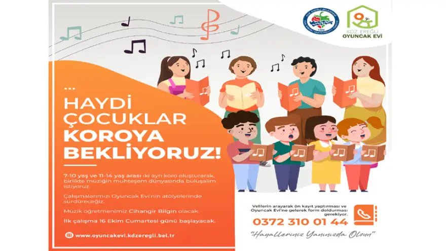 Oyuncak evi bünyesi’nde çocuk korosu kuruluyor