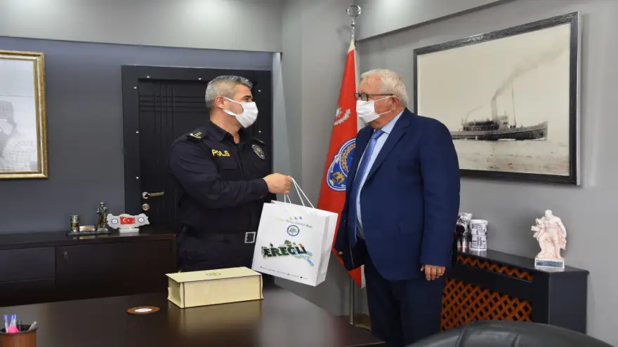 Başkan Posbıyık, Emniyet Müdürü Ünlü’yü ziyaret etti