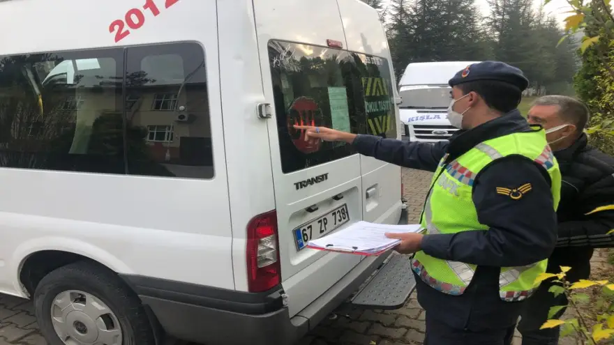 Jandarmadan servislere denetim