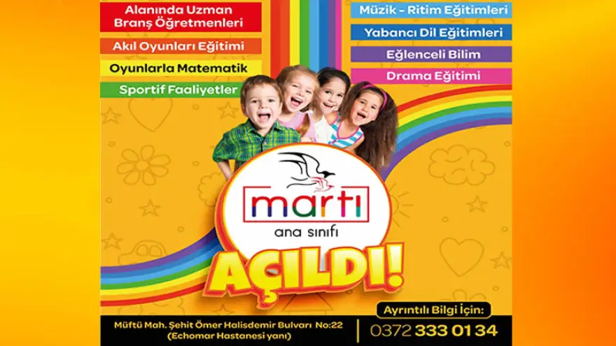 Martı Ana Sınıfı Açıldı