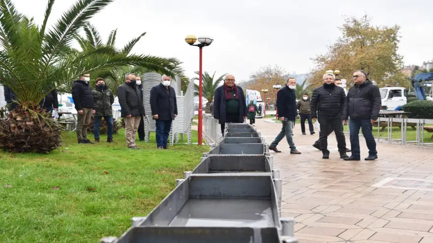 Başkan Posbıyık, hamsi festivali hazırlıklarını denetledi