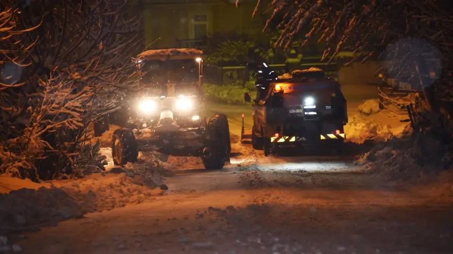 Kdz. Ereğli’de rampalı yollar tuzlanıyor