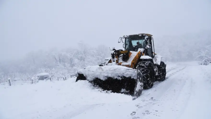 Kdz. Ereğli’de karla mücadele seferberliği sürüyor