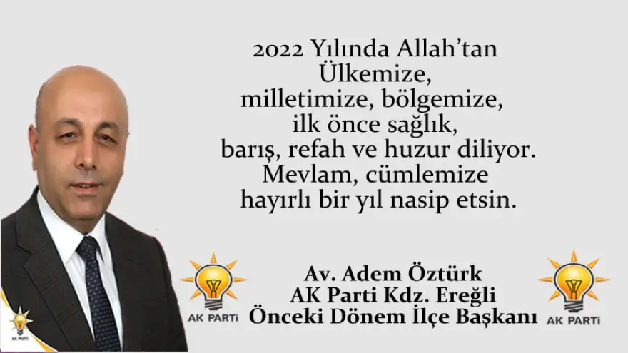 Yeni yılınızı kutlar, sağlıklı ve mutlu bir yaşam diler