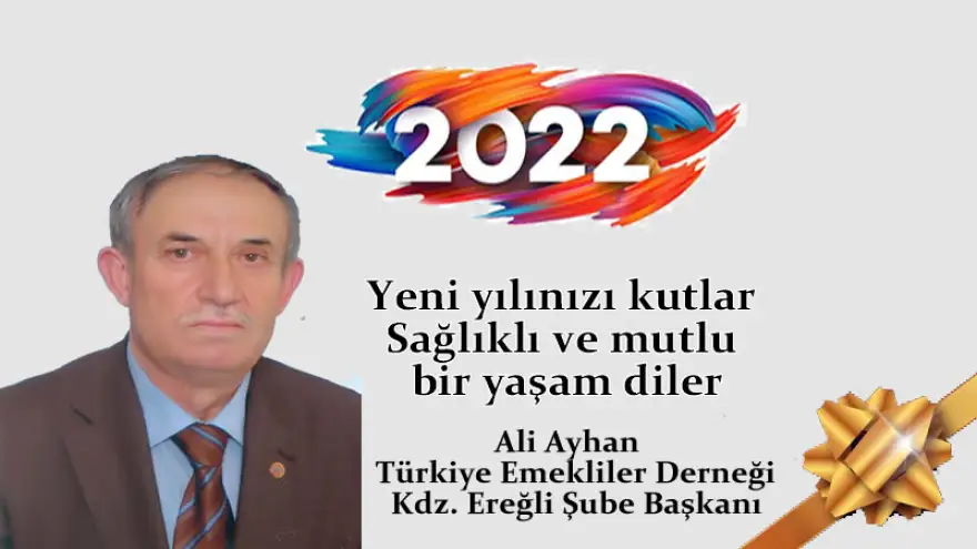 Yeni yılınızı kutlar, sağlıklı ve mutlu bir yaşam diler