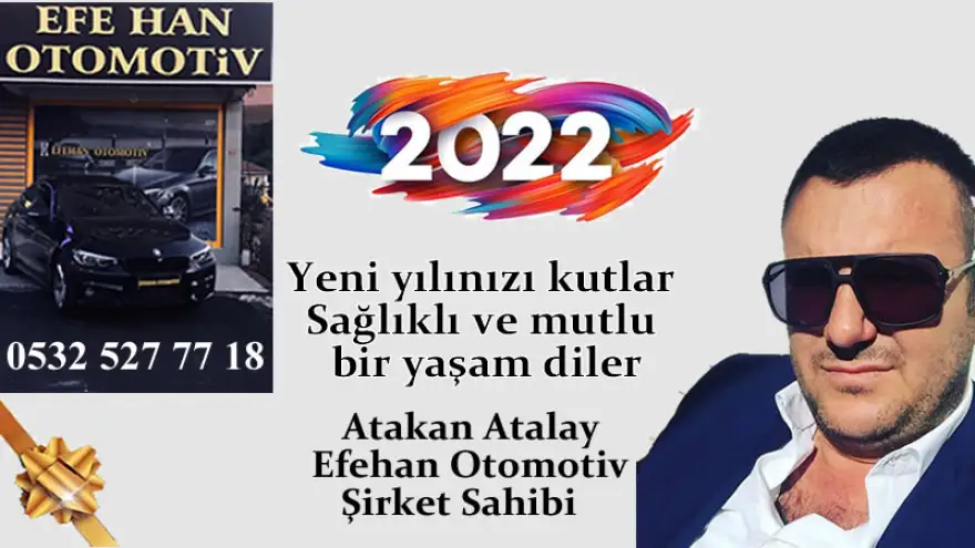 Yeni yılınızı kutlar, sağlıklı ve mutlu bir yaşam diler