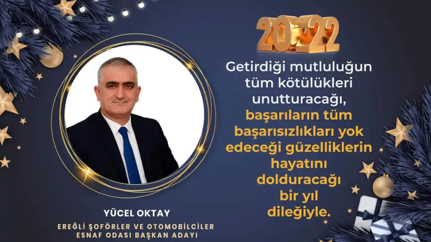 Yeni yılınızı kutlar, sağlıklı ve mutlu bir yaşam diler
