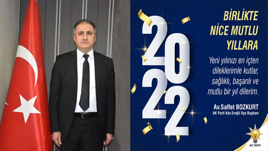 Yeni yılınızı kutlar, sağlıklı ve mutlu bir yaşam diler