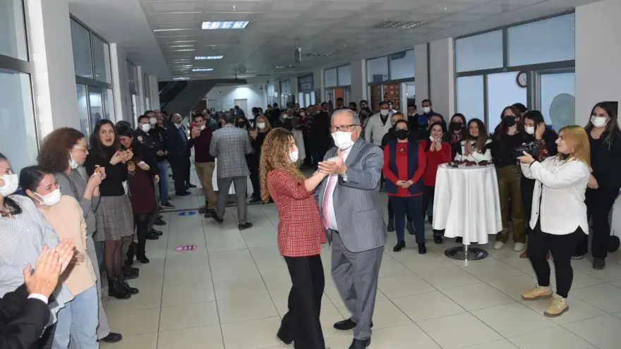 Posbıyık, yeni yıl öncesi Belediye personeliyle buluştu