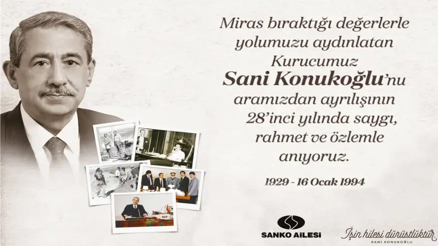 Saygı, rahmet ve özlemle anıyoruz...