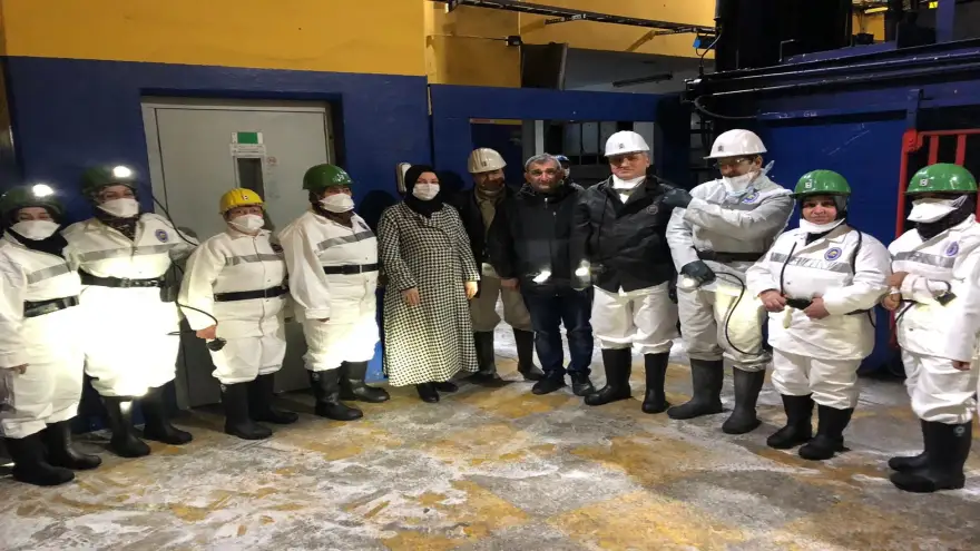 Bozkurt ve ekibi, madene indi