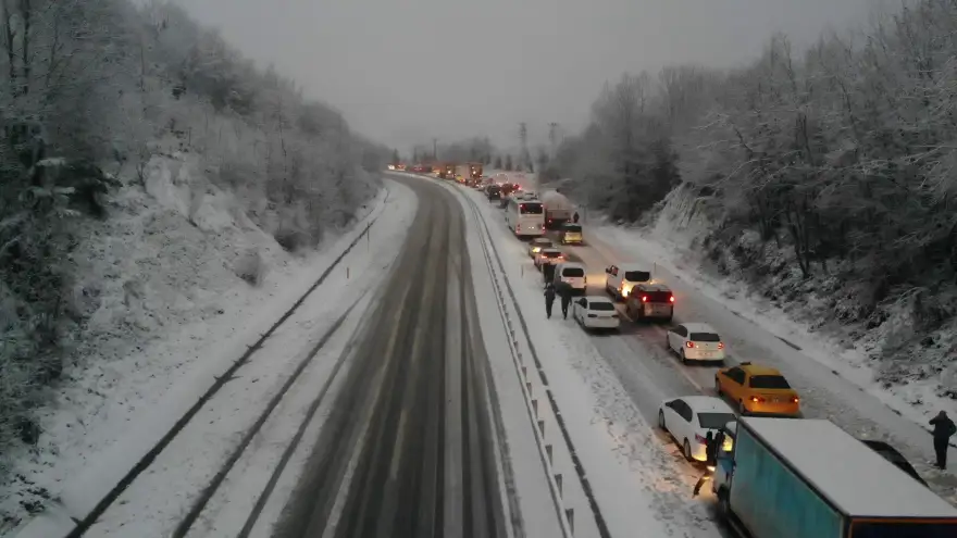Zonguldak-Ereğli yolu uzun araçlara kapalı