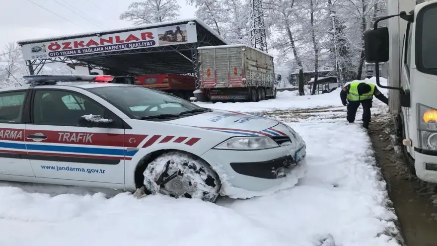Kış Lastiği denetimi gerçekleştirildi