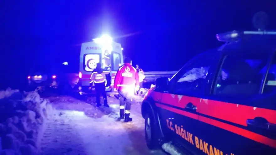 UMKE Zor şartlar altın da hastaya ulaştı