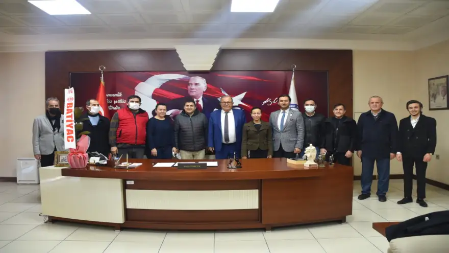 BATİYAC’dan Başkan Posbıyık’a Teşekkür Ziyareti