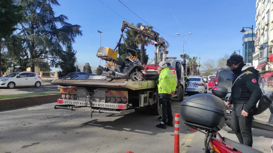 Sürücüye ceza yağdı