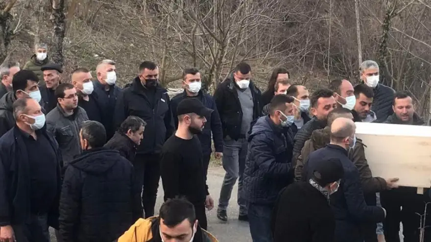 Akyiğit, memleketi Çaycuma'da son yolculuğuna uğurlandı