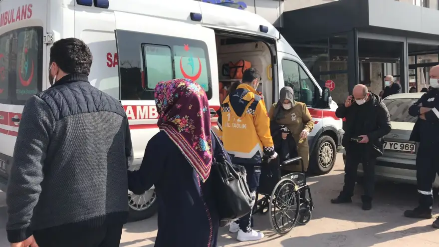 Alaplı'da Odunluk yangını...