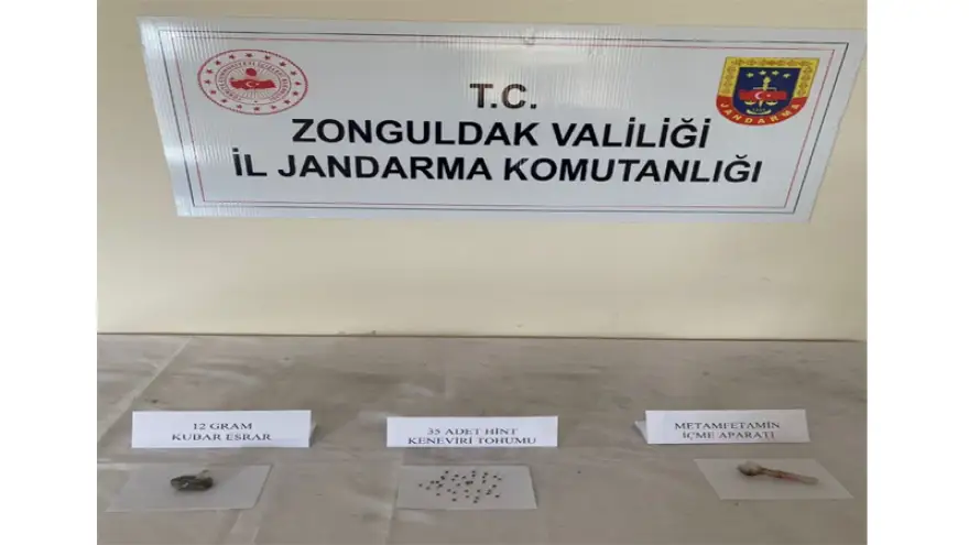 Jandarma, hint keneviri tohumu ve kubar esrar ele geçirdi