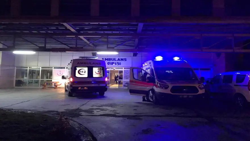 Darp edilen adam hastaneye kaldırıldı..