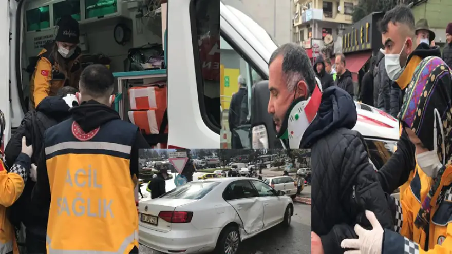 Ereğli'de trafik kazası: 1 Yaralı