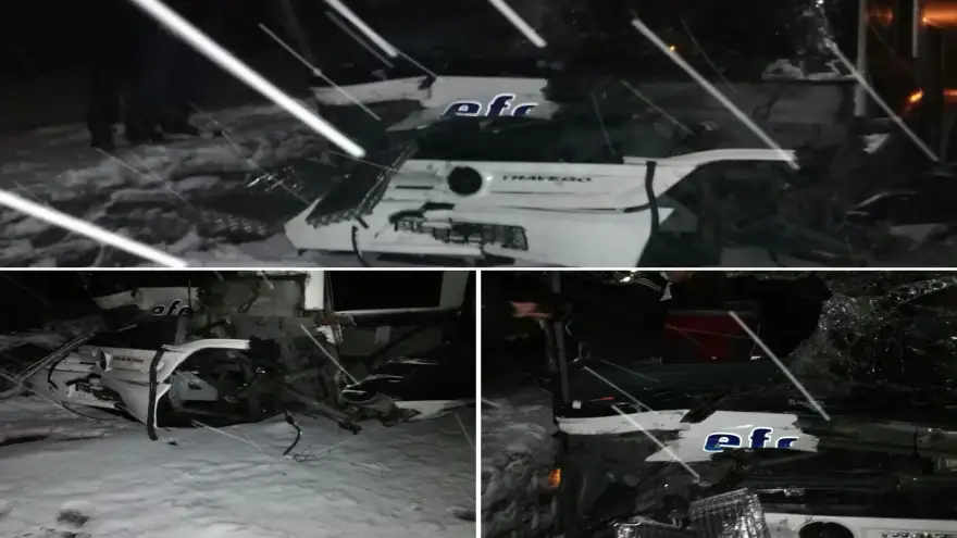 Otobüs ile otomobil çarpıstı