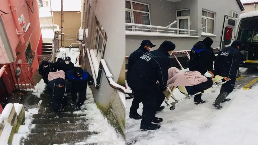 Hastaların yardımına Kdz. Ereğli Belediyesi yetişti