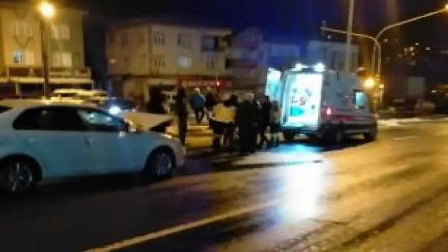 Trafik kazası: 1 Yaralı