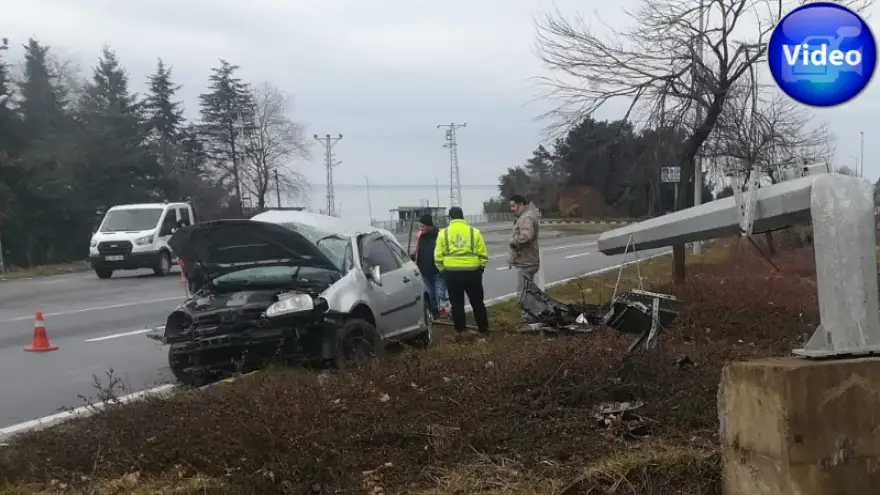 Alaplı'da trafik kazası: 1 Yaralı