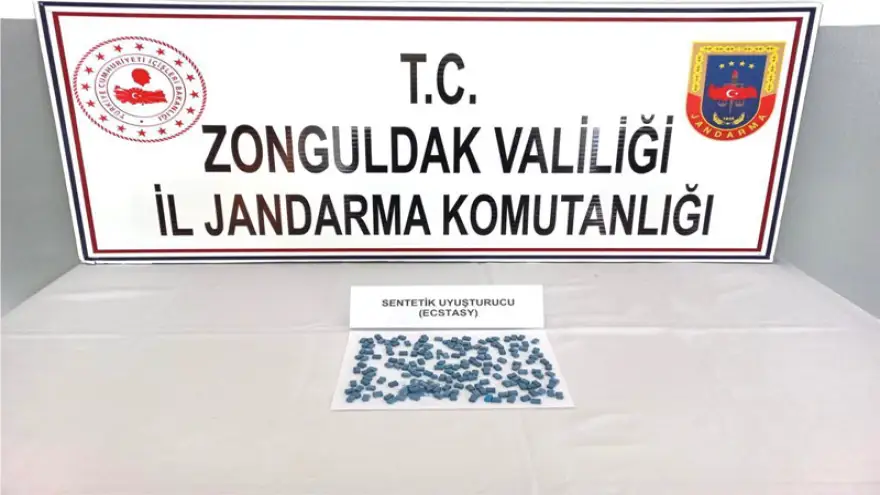 Jandarma 173 Adet sentetik uyuşturucu hap ele geçirdi