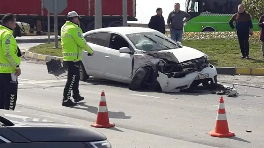 Aşırı hız kazaya neden oldu