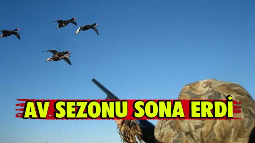Av sezonu sona erdi