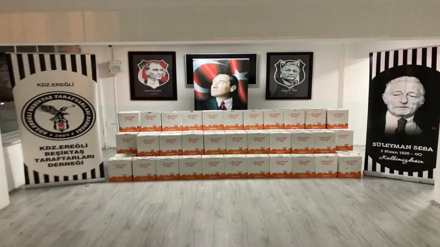 100 Adet Ramazan kolisi dağıtımına başlandı