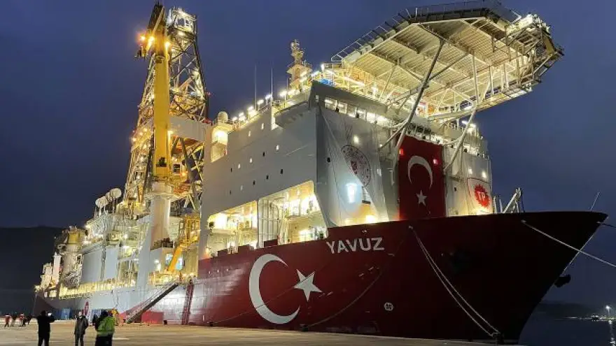 Yavuz sondaj gemisi Karadeniz'deki ilk kritik görev için hazır