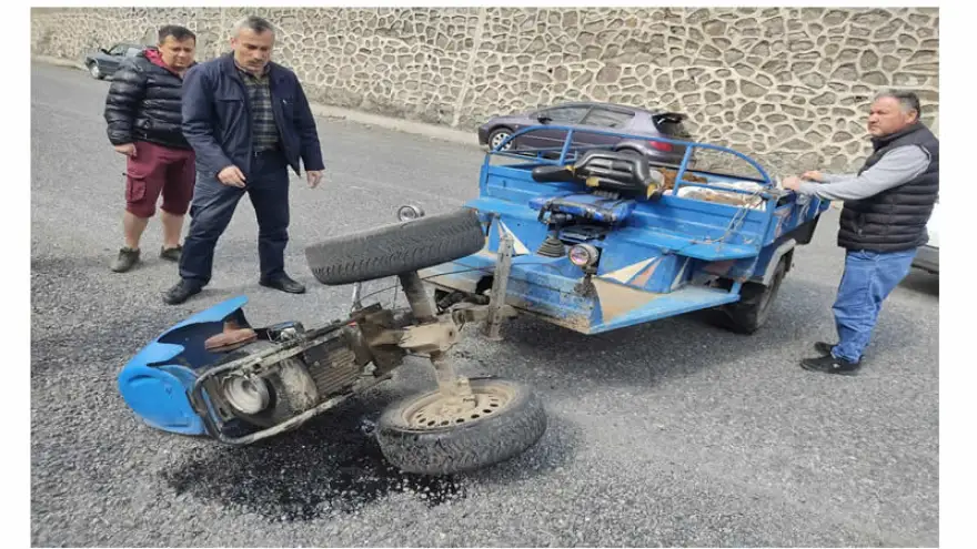 Patpat devrildi: 1 Yaralı