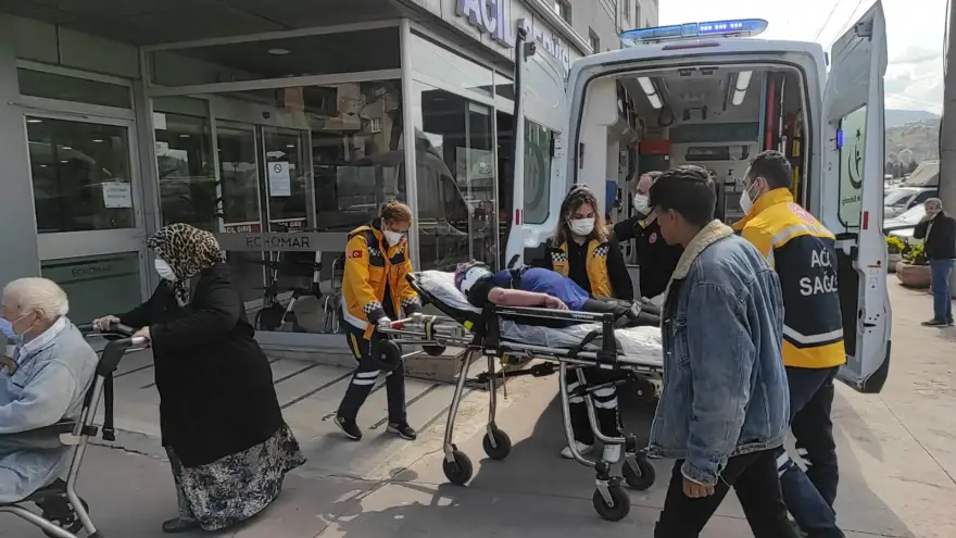 Trafik kazası: 2 yaralı