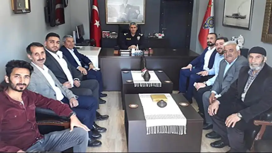 Müdür Sayan'a ziyaret...