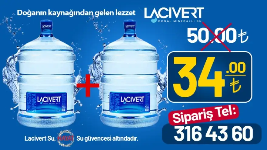 Lacivert Su, doğanın kaynağından gelen lezzet...