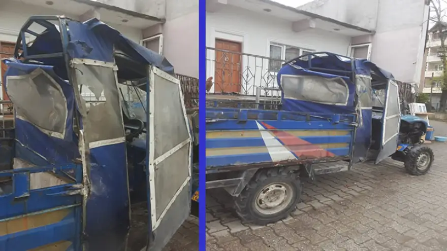 Patpat devrildi: 1 Yaralı