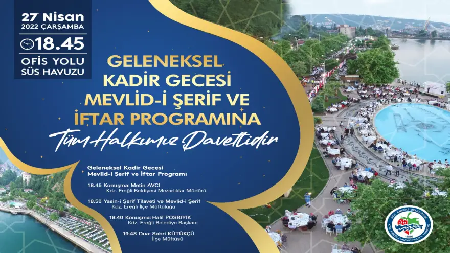 Başkan Posbıyık: Kadir Gecesi’nde 15 Bin Kişilik İftar Sofrası Kuracağız