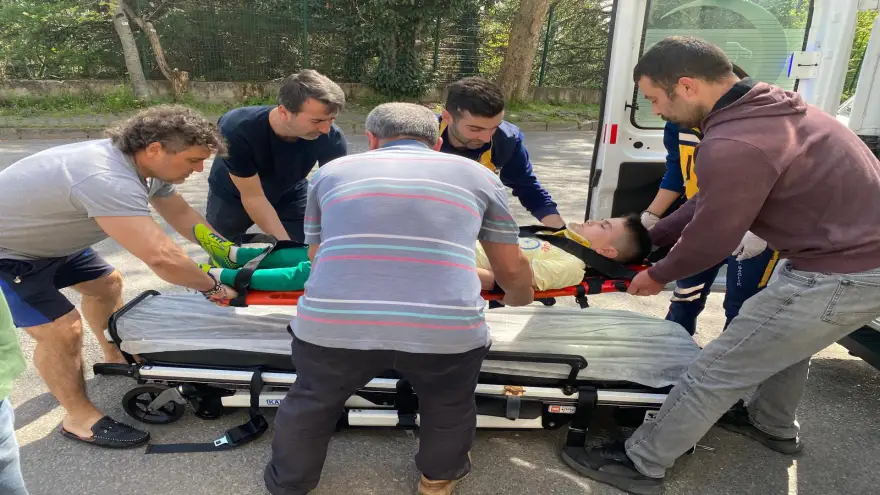 Bisiklet ile yüksekten düşen çocuk yaralandı...