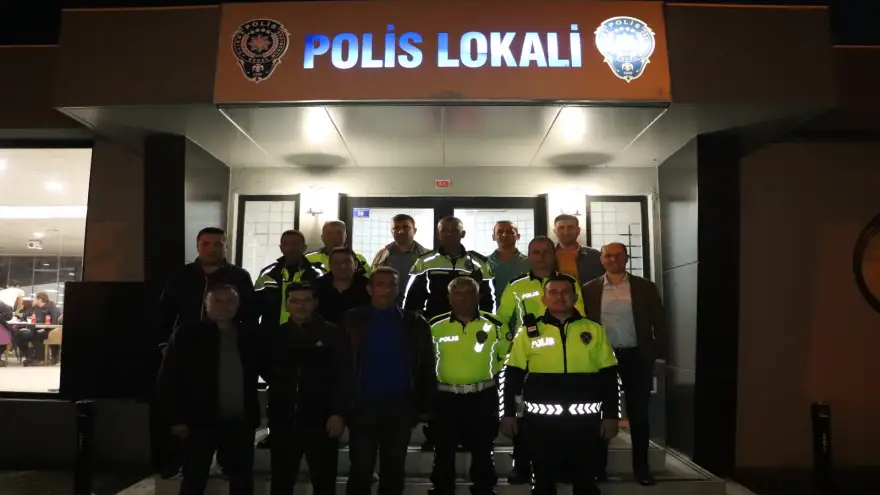 Trafikçiler iftar programında bir araya geldi