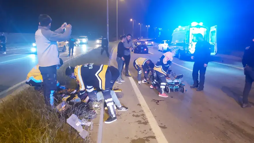 Trafik kazası: 2 Yaralı