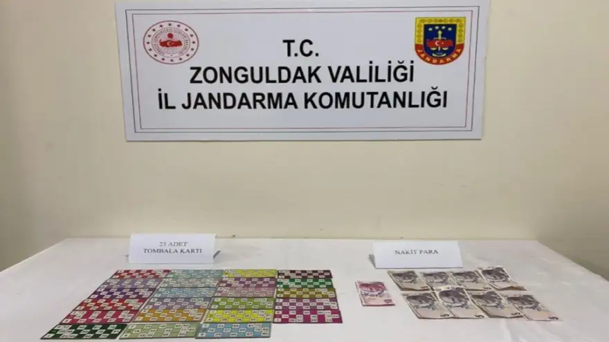 Kahvehanede tombala oynarken yakalandılar 