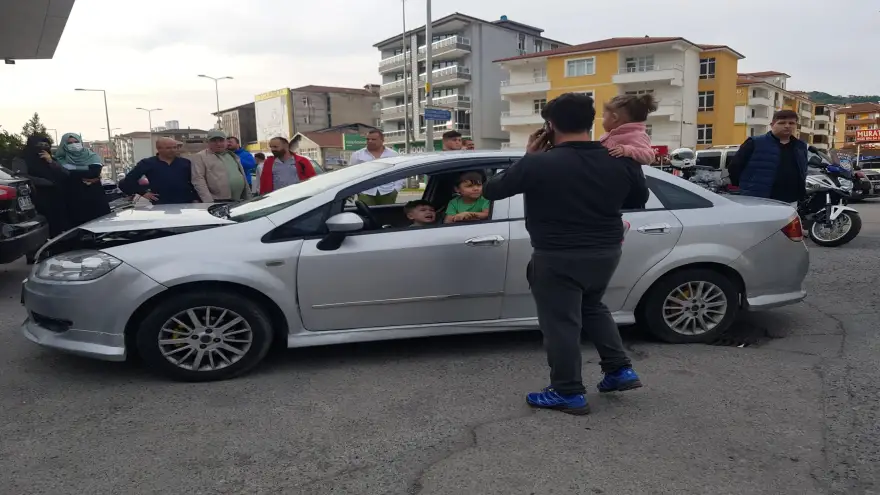 Trafik kazası: 2 Yaralı