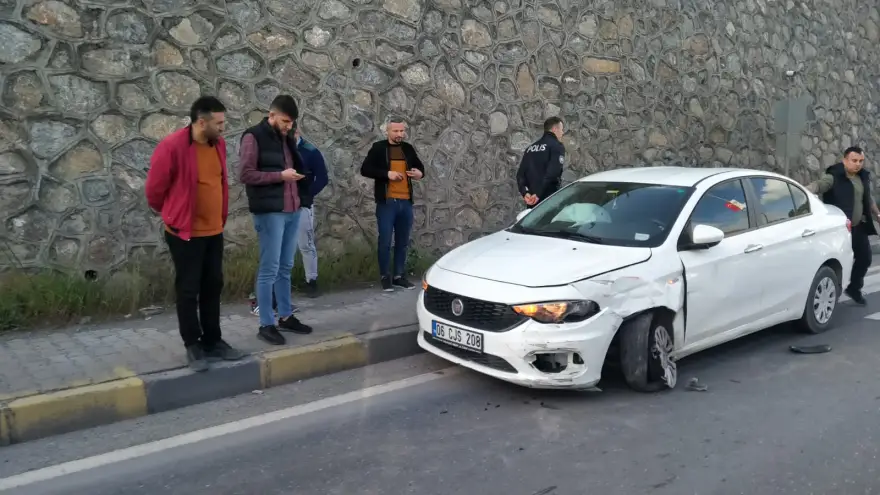 Trafik kazası: 2 Yaralı