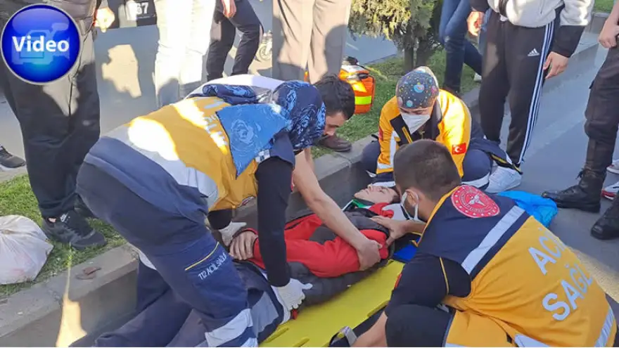 Trafik kazası: 1 Yaralı