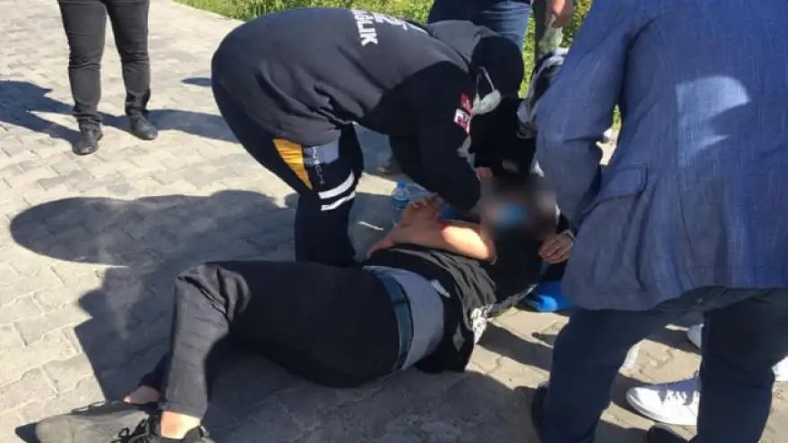 Bisikletten düşen çocuk yaralandı