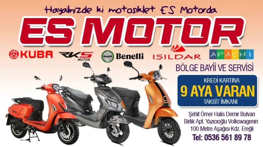 Hayalinizde ki motosiklet ES Motorda...